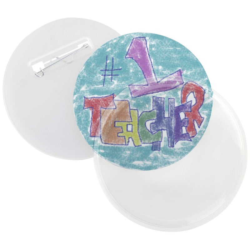 Snapins 3"" DIY Snap Together Pin Back Buttons - 12 Pack - Image 3
